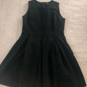 Gap Black Polk-a-dot Dress